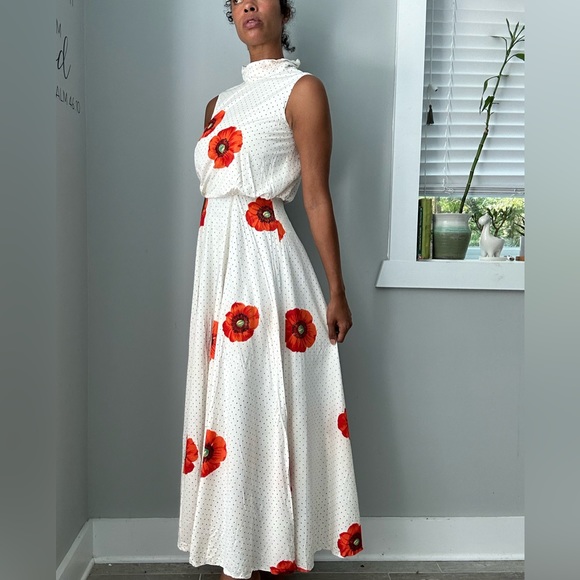 Vintage floral dress - Picture 3 of 5